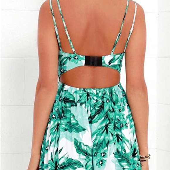 NWT: Palm Print Dress - Picture 2 of 3